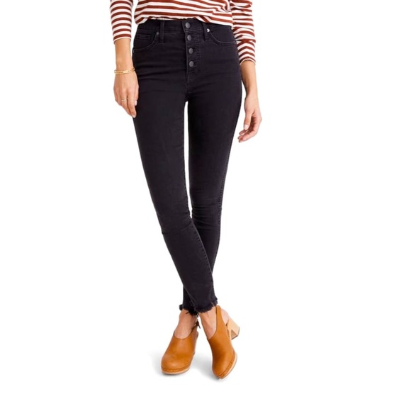 NWT Madewell Button Up High Waist Skinny Jeans SFH - Picture 2 of 13